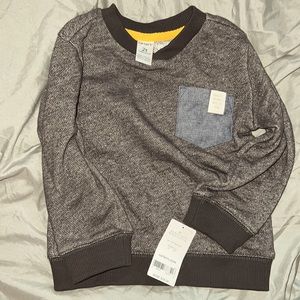 Toddler Grey Carter’s pullover size 2T NWT